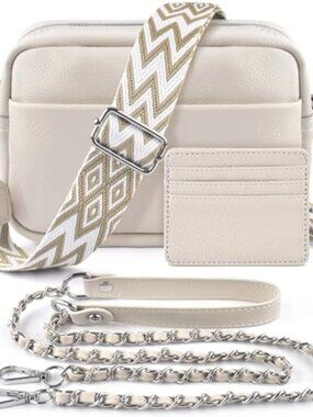 🆕 BROTOU Crossbody Bag for Women Leather Handbag & Shoulder Bag with Adjustable